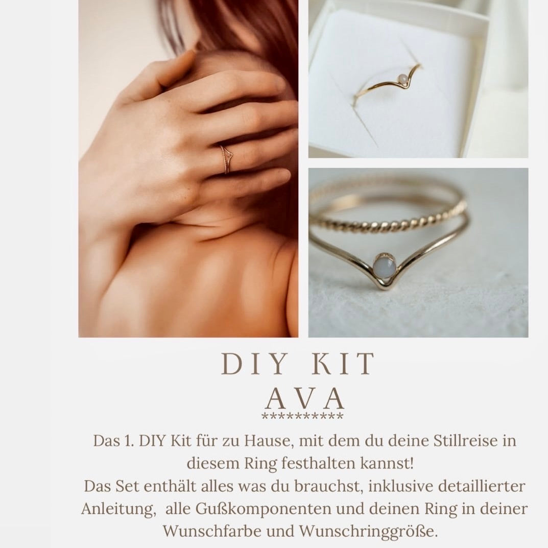 DIY-Kit Ava (Echtgold)