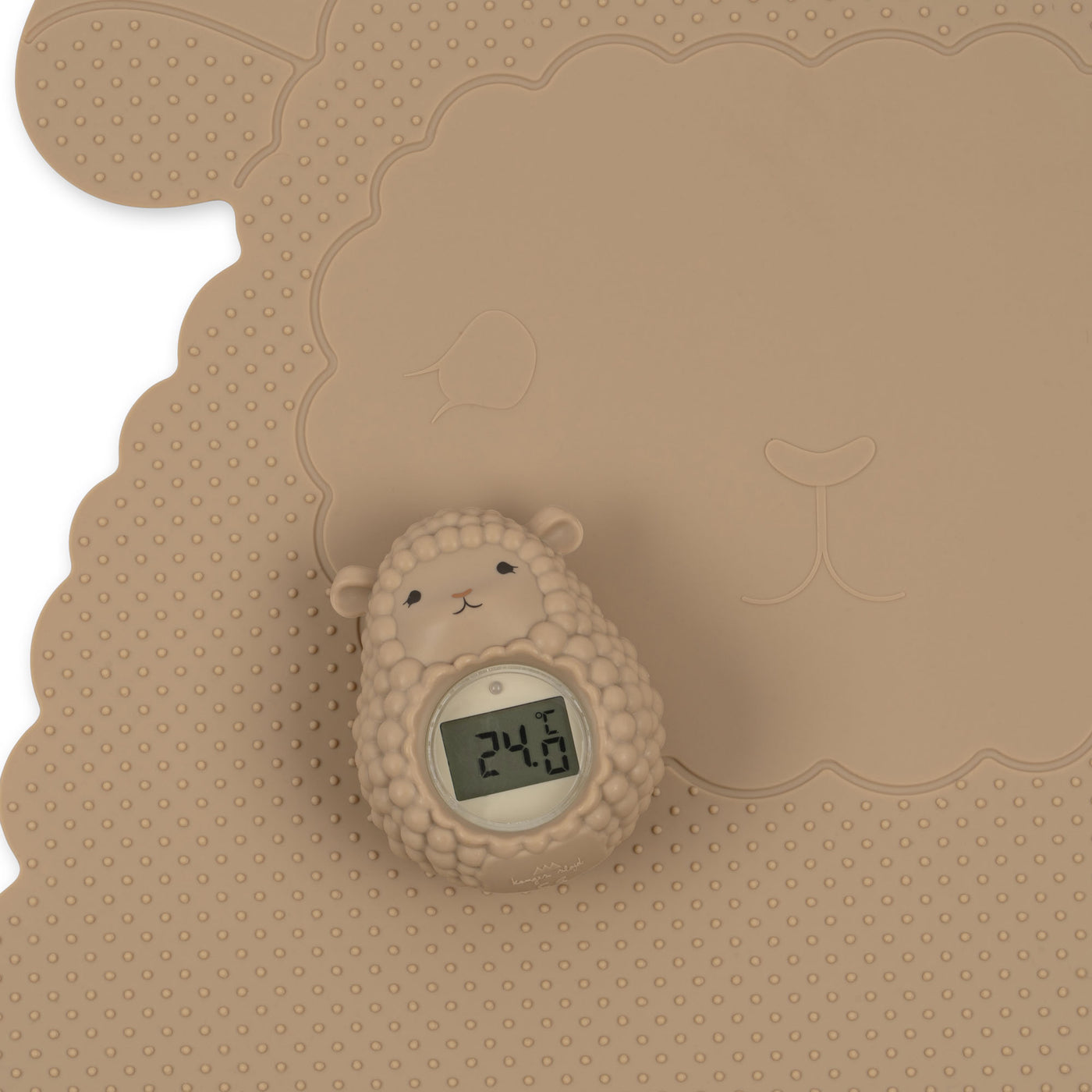 Sheep bath mat & thermometer (KS6101)