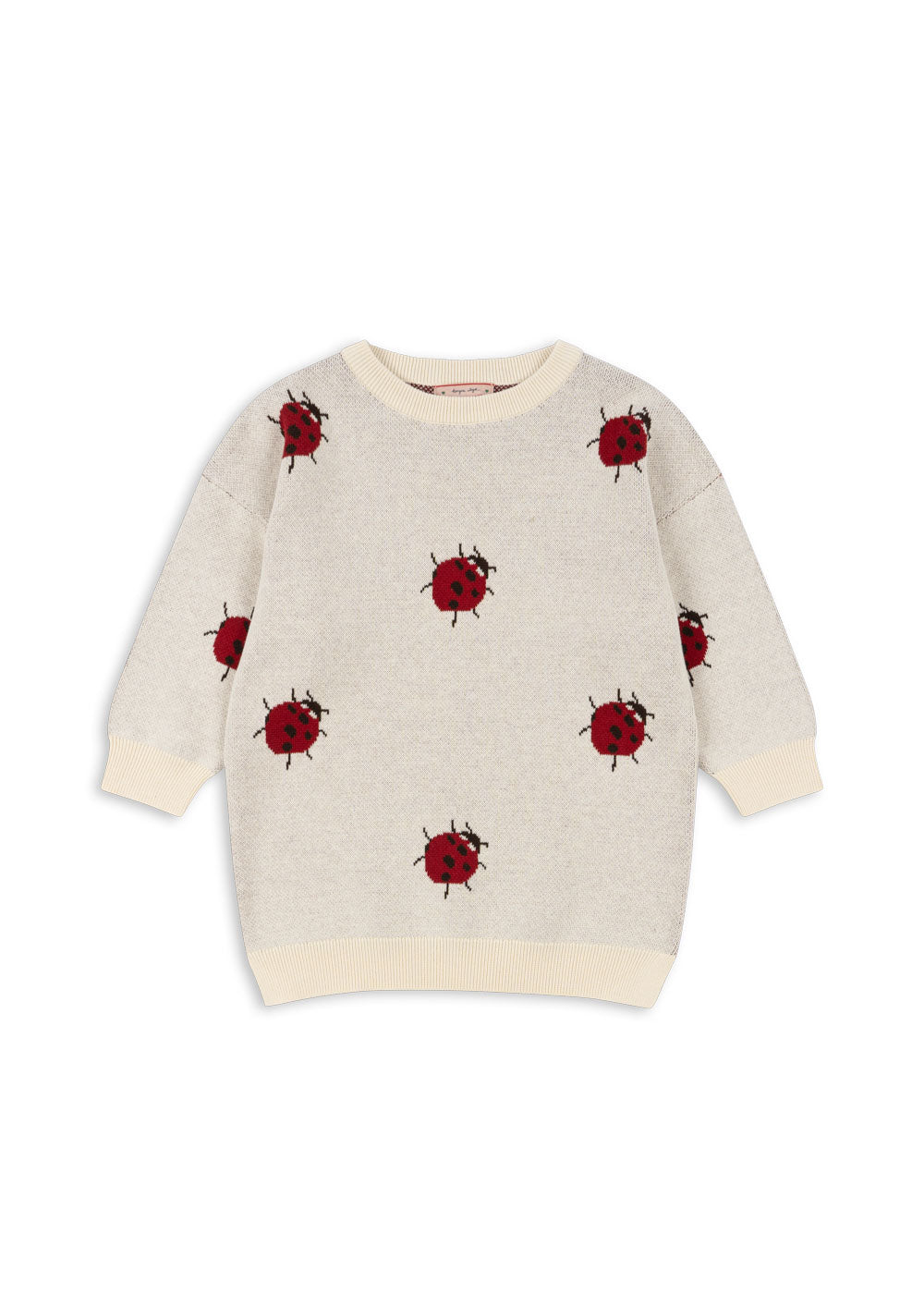 Lapis knit dress ladybug (KS101553)