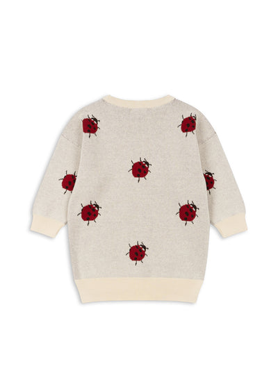 Lapis knit dress ladybug (KS101553)
