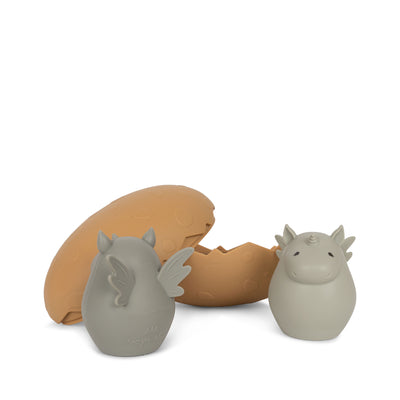 Silicone bath toys dino egg (KS5310)