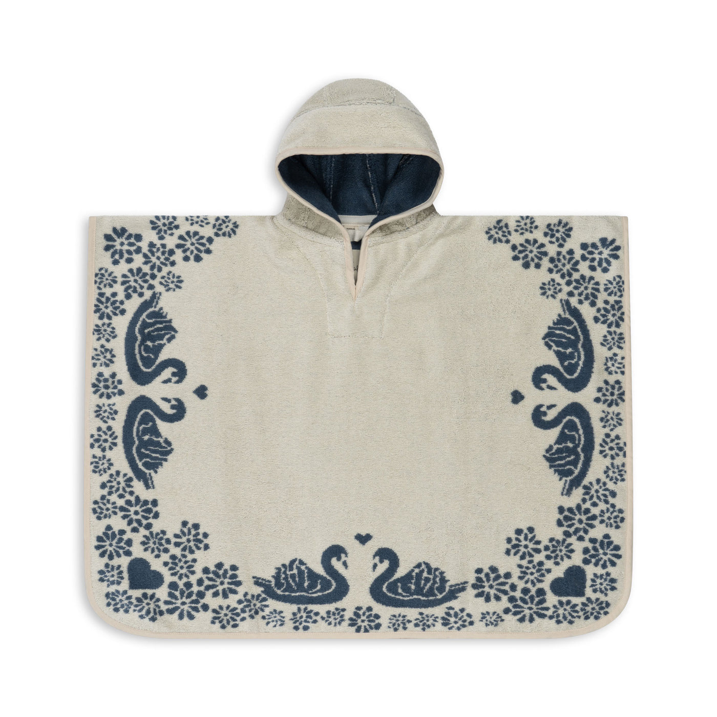 Terry poncho Jacquard gots (KS6490)