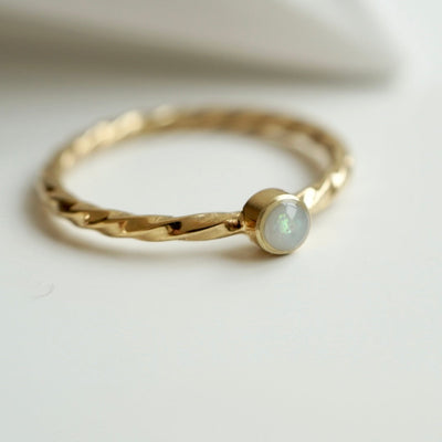 Muttermilchring ANNA gedrehte Ringschiene